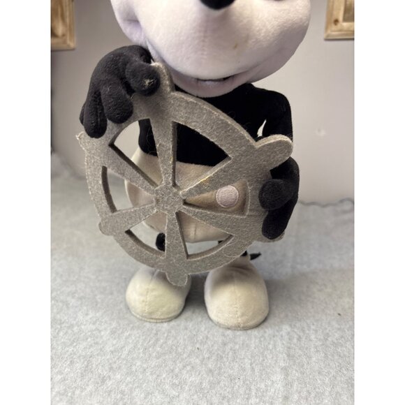 Disney Mickey Mouse 90th Anniversary Steamboat Willie 16" Singing & Moving - Picture 3 of 13